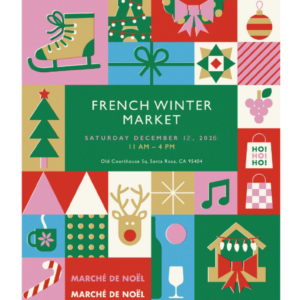 Winter market poster